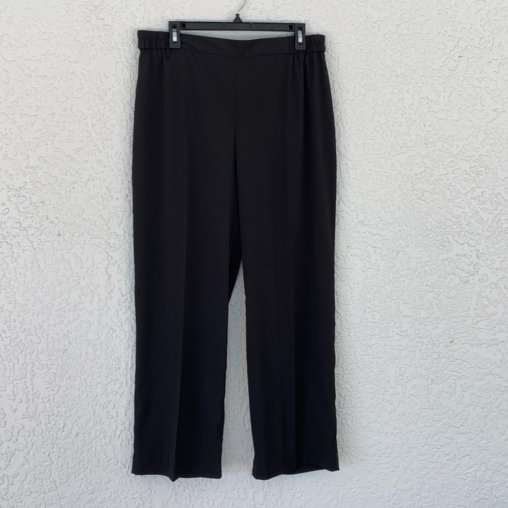 Christian Siriano runway style black dress pants size L